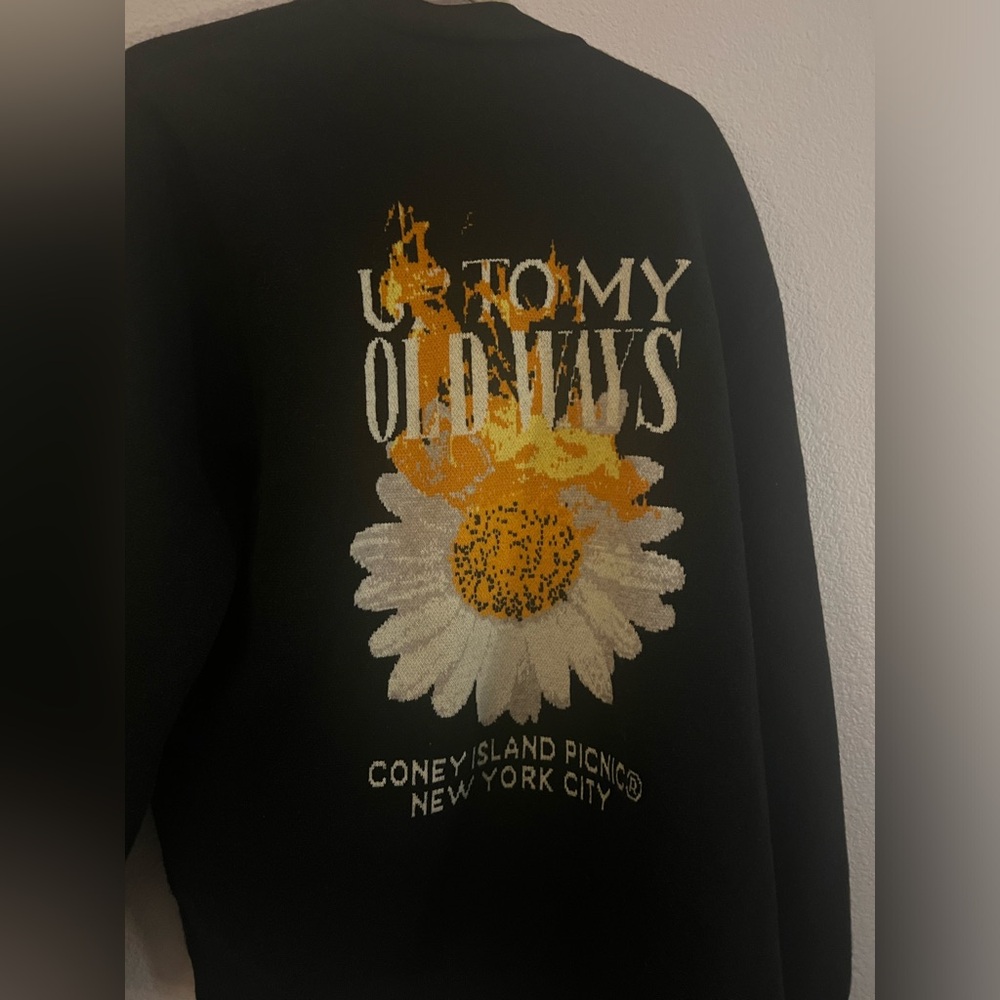 Coney Island Picnic Black Cardigan